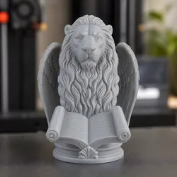 Winged Lion Gospel Bust 3D Print Model 3D print model