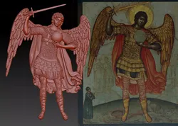 Arhangel Mihail Archangel Michael 3D print model