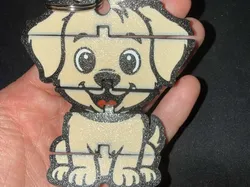 Articulated Puppy Keychain – Flexi - Free 3D Print Model