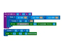 BlocksCAD NamePlate