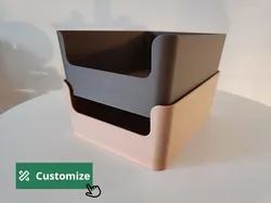 Customizable Stackable Box - Free 3D Print Model