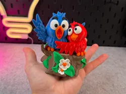 Cute Birds - Free 3D Print Model