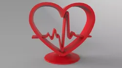 HeartBeat heart 3D print model