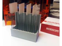 Microscope slide holder