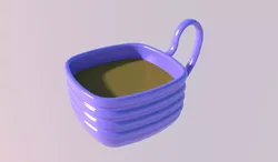 Retro Mug 3D print model