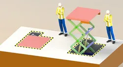 SCISSOR LIFT / TABLE LIFT CAP. 3 TON