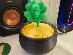 The Sham-Rock in a pot - Free 3D Print Model