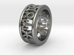 47size Constellation symbol ring 3D print model