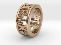 51size Constellation symbol ring 3D print model