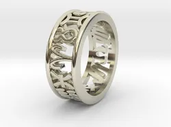 59size Constellation symbol ring 3D print model