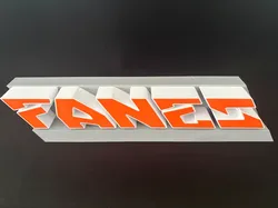 Alutech Fanes Lettering / Alutech / Fanes - Free 3D Print Model