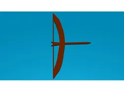 Bow and arrow model