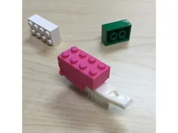 BristleBot LEGO topper