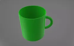 Cup coffee mug 3D print model