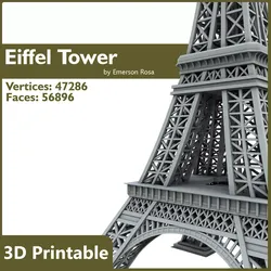 Eiffel Tower - 3D Printable 3D print model