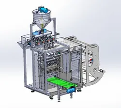 Packing Machine 4 Lines for liquid packaging