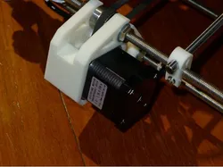 Reinforced Mendel y-motor mount with 625zz bearing