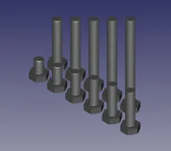 screw set ISO4017
