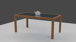 Screwless wooden table