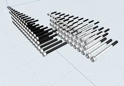 Screws M3 to M6 DIN912 (ISO4762) M3 to M6