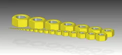 Sechskantmutter ISO 4032, Typ 1 mit Regelgewinde M1,6 - M64