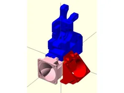 40mm fan duct for eMotion Tech Prusa i3 Rework / Hexagon / 3mm