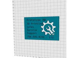 Business Card Prototype for Prototype NW