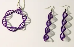DNA Jewelry Set 3D print model