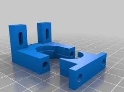 E3D v6 hot end holder (bowden)