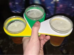 Foldable Beerholder/Cupholder - Free 3D Print Model