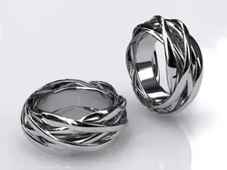 Knots ring 3D print model
