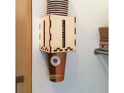 Laser Cut Cup Holder
