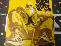 Master Roshi hip hop hueforge - Free 3D Print Model