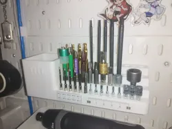 Pegboard Screwdriver Bit Organizer - Free 3D Print Model
