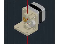 Remix - Compact Drive Gear for 1.75mm filament for MK7 Drive gear