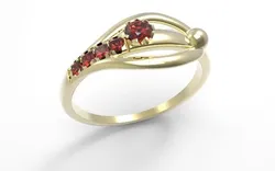 Ring Ruby Abdek 3D print model