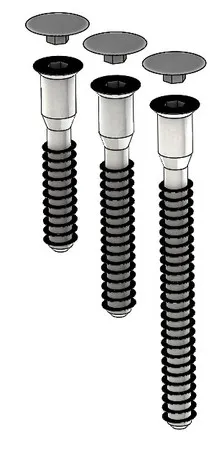 Self gudgeon screw
