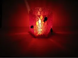 Spider's Web LED Candle holder
