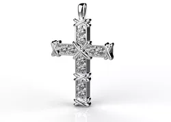 Tiffany cross 3D print model