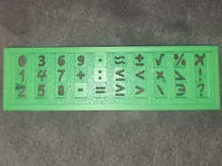 V2 Modular Stencil 10x3 - Free 3D Print Model
