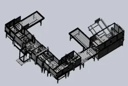 Automatic carton production line