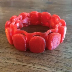 Bracelet interlaced  3D print model