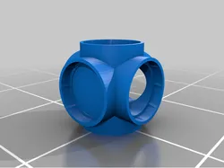 Cardboard Tube Marble Track Connector