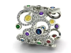 Circles ring 3D print model