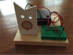 Interactive Tiny Ghost Figure