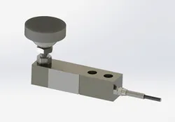Shear beam load cell with leveling foot