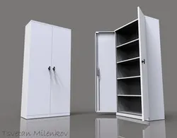Sheet metal cabinet for archives