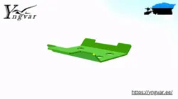 Sheet metal cutting and bending drawing