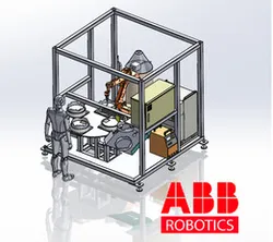 Sheet metalwelding cell