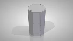 Sheetmetal trash bin